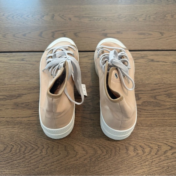 Adidas Men’s Nizza High-Top Sneakers in Pale Nude/Sand/Off White Sz 11.5 NIB - Picture 8 of 13